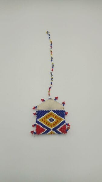 Boncuk İşlemeli Kese Ölçü 5,5X7 Cm