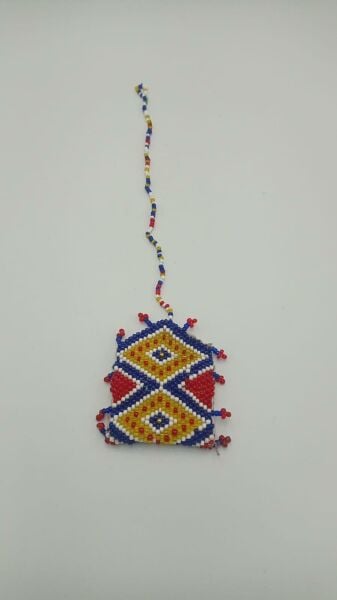 Boncuk İşlemeli Kese Ölçü 5,5X7 Cm
