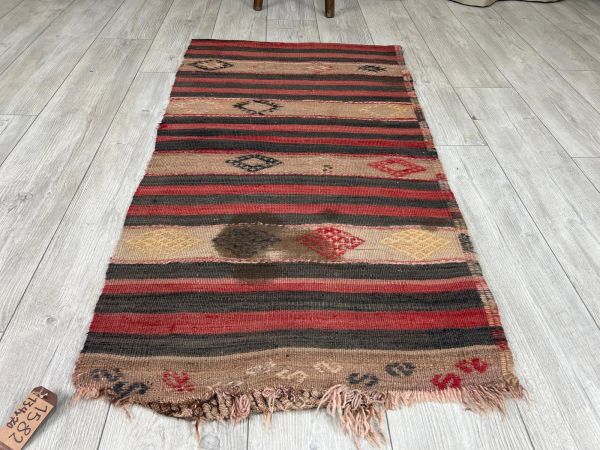 El Dokumasi Halı Kilim Yolluk Paspas Ölçü 134X70 Cm