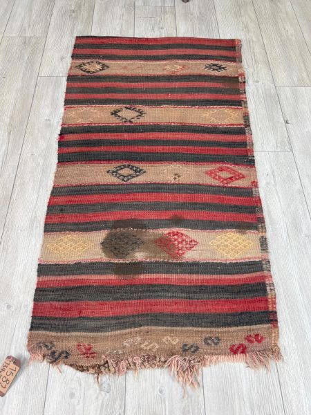 El Dokumasi Halı Kilim Yolluk Paspas Ölçü 134X70 Cm