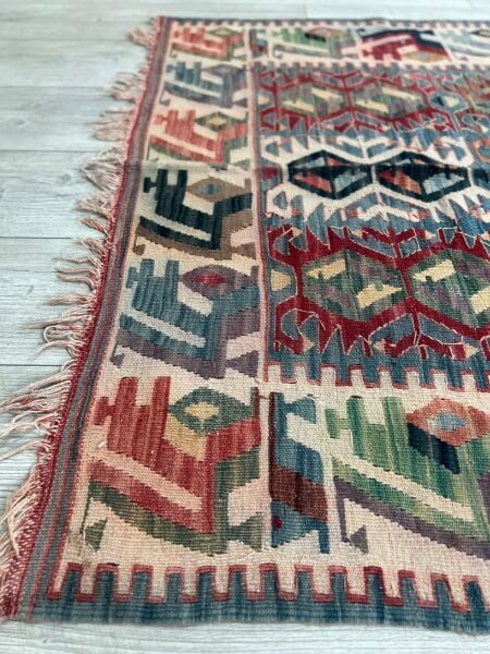 El Dokumasi Halı Kilim Yolluk Paspas Ölçü 183X113 Cm