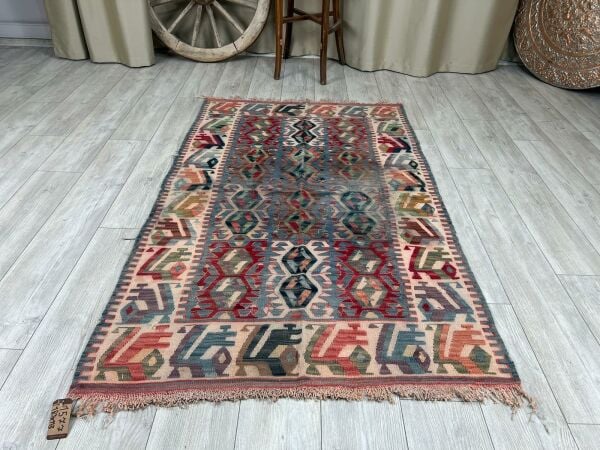 El Dokumasi Halı Kilim Yolluk Paspas Ölçü 183X113 Cm