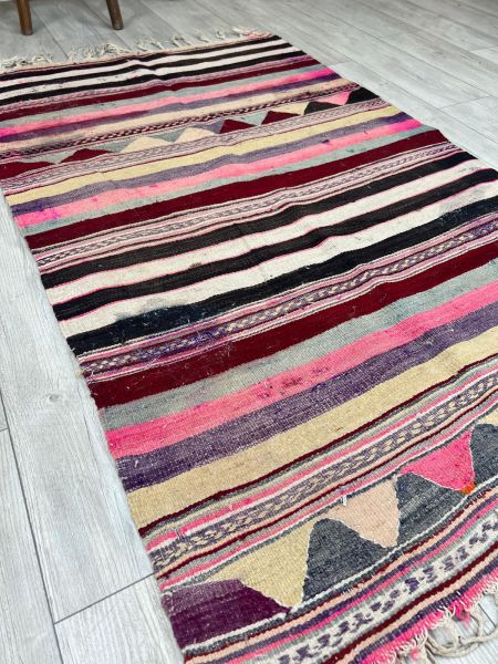 El Dokumasi Halı Kilim Yolluk Paspas Ölçü 164X98 Cm