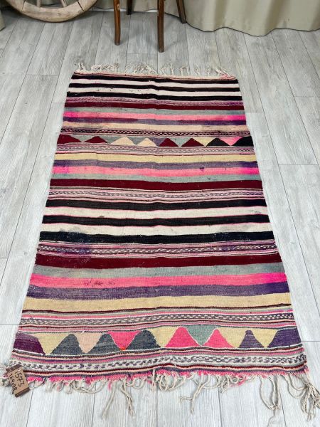 El Dokumasi Halı Kilim Yolluk Paspas Ölçü 164X98 Cm