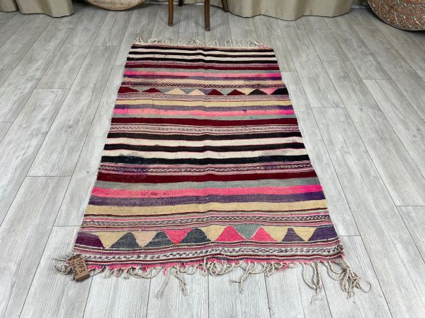 El Dokumasi Halı Kilim Yolluk Paspas Ölçü 164X98 Cm