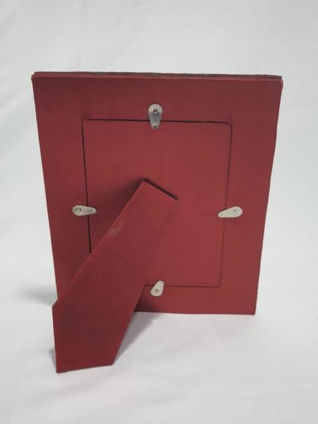 Nostaljik Cam Boncuk Ve Pul İşlemeli Çerçeve Aoa Ölçü 23,5X18Cm