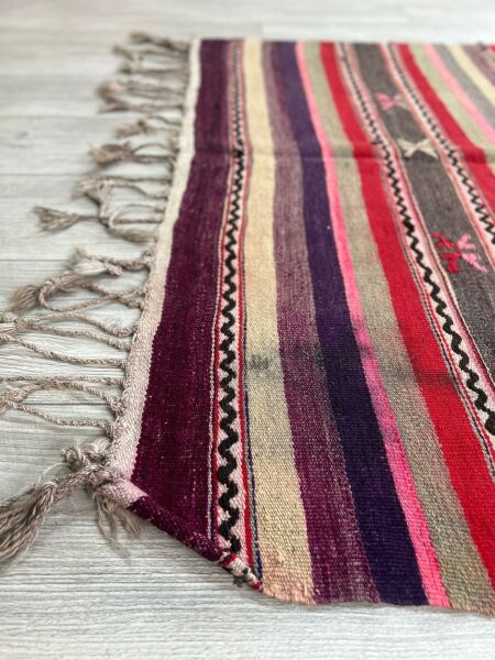 El Dokumasi Halı Kilim Yolluk Paspas Ölçü 155X114 Cm
