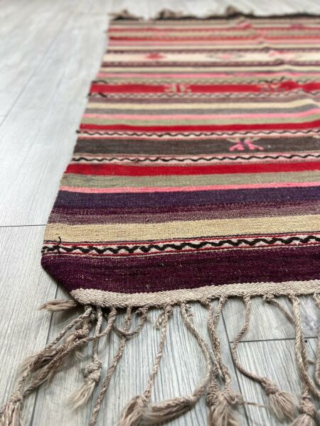 El Dokumasi Halı Kilim Yolluk Paspas Ölçü 155X114 Cm
