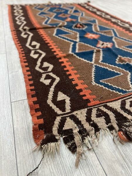 El Dokumasi Halı Kilim Yolluk Paspas Ölçü 185X114 Cm