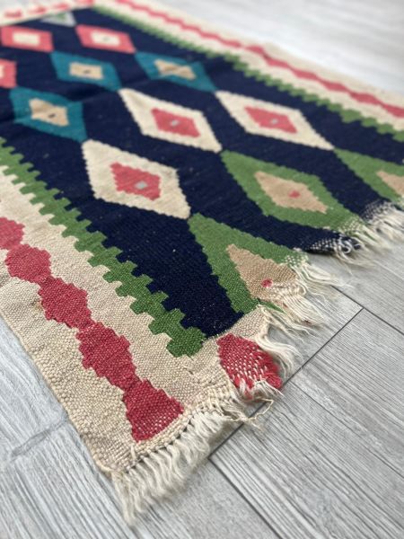 El Dokumasi Halı Kilim Yolluk Paspas Ölçü 96X69 Cm