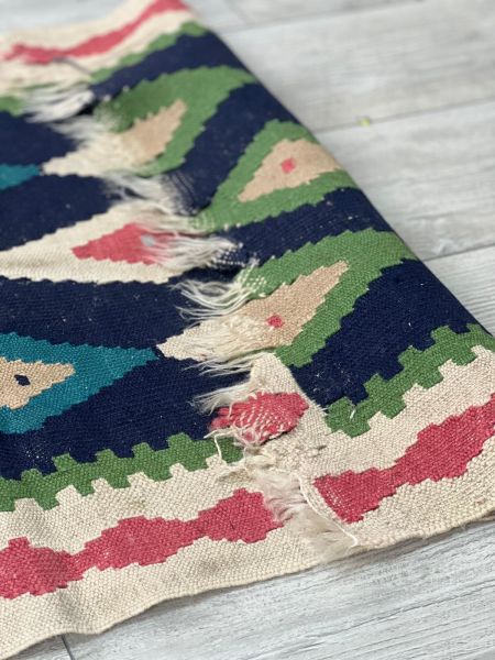 El Dokumasi Halı Kilim Yolluk Paspas Ölçü 96X69 Cm