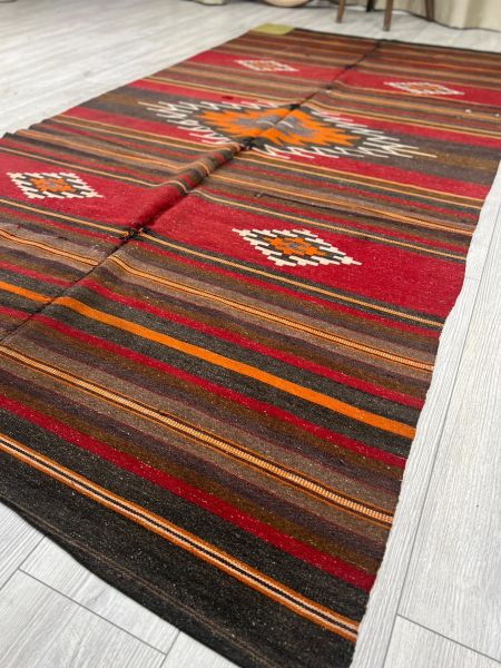 El Dokumasi Halı Kilim Yolluk Paspas Ölçü 273X134 Cm
