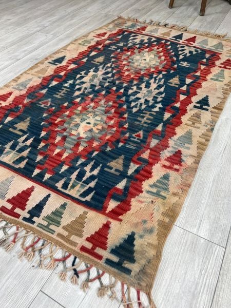 El Dokumasi Halı Kilim Yolluk Paspas Ölçü 167X107 Cm