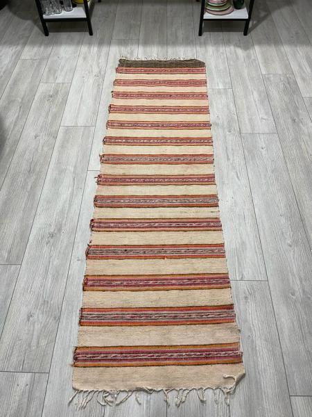Yazlik İnce Yolluk Yün Kilim Aoa Ölçü 187X56Cm