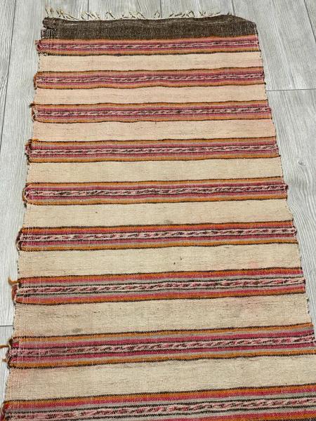Yazlik İnce Yolluk Yün Kilim Aoa Ölçü 187X56Cm