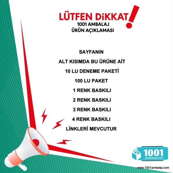 11X18,5 Cm 2 Baskılı Alüminyum Renkli İki Taraf Tek Renk Doypack Torba 100 Gr /02/