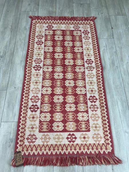 El Dokumasi Halı Kilim Yolluk Paspas Ölçü 133X69 Cm