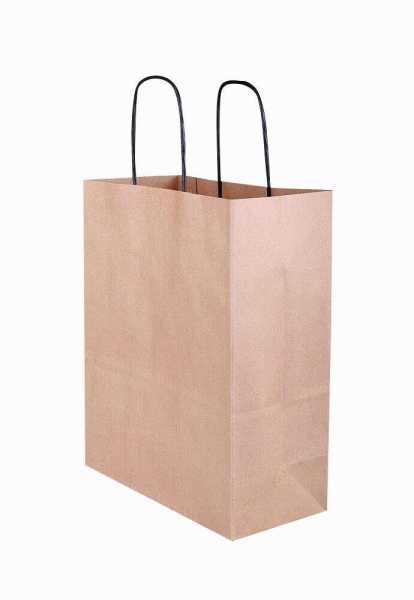 Kraft kağıt Çanta 19X8X24 Cm Kraft 100 Adet