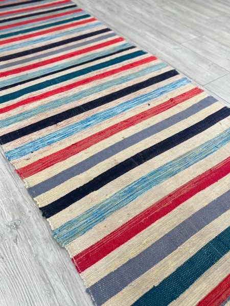 El Dokumasi Halı Kilim Yolluk Paspas Ölçü 329X80 Cm