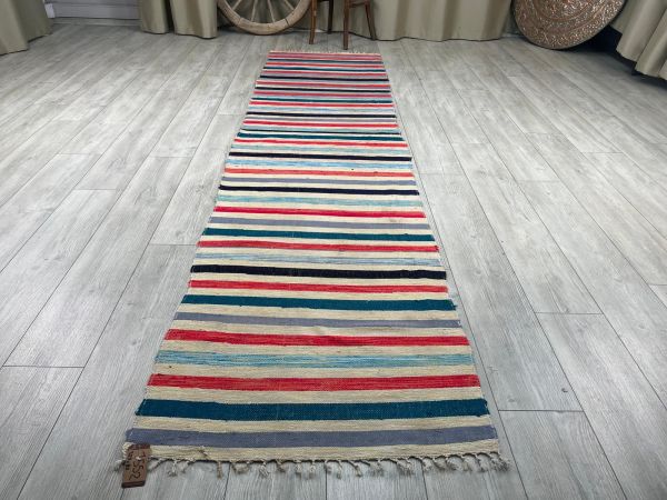 El Dokumasi Halı Kilim Yolluk Paspas Ölçü 329X80 Cm