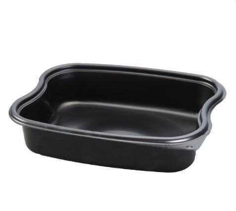 Mikrodalga Yemek kabı Alt Siyah Kapak 30 Adet